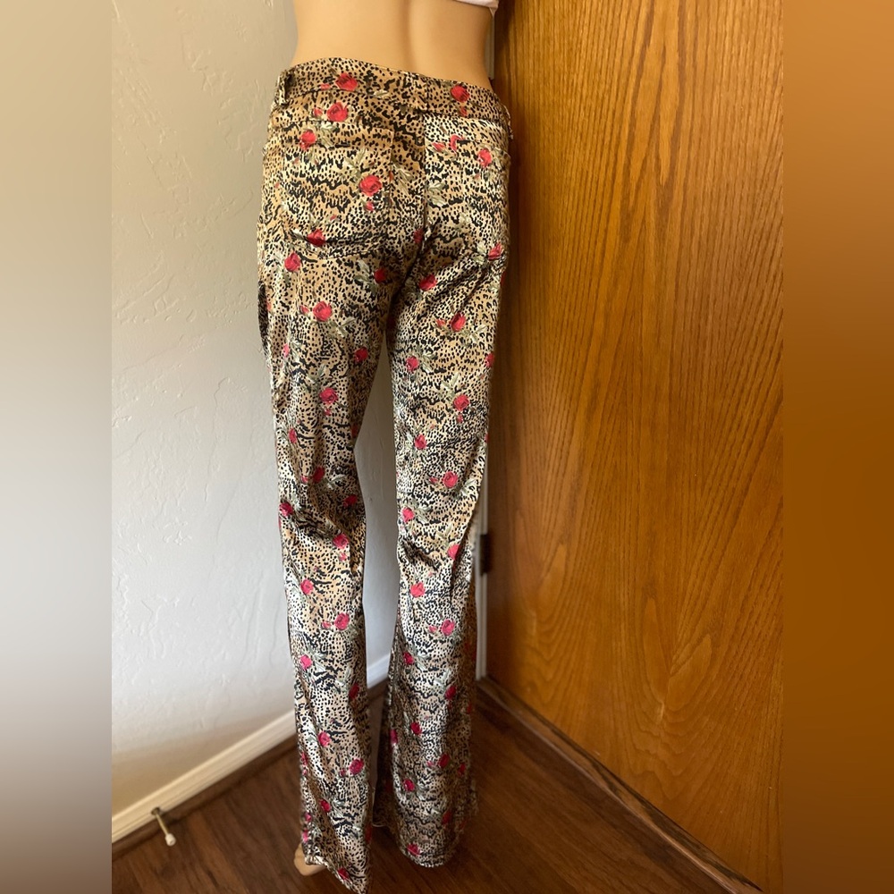 Bebe satin flare pants - Picture 4 of 5